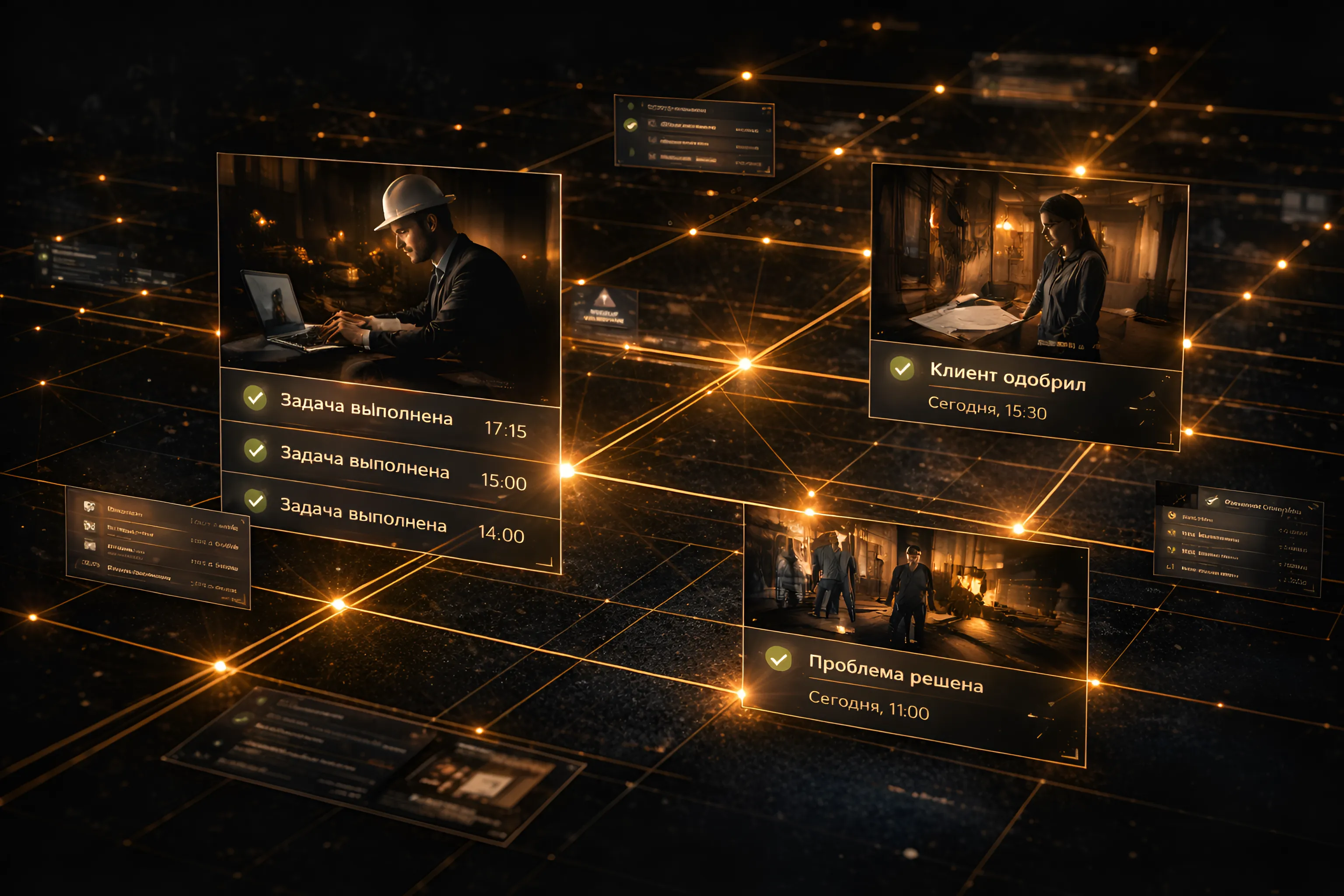 Визуал появления системы отчётов